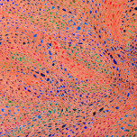 Serie mosaico base colore rame - acrilico -cm 80 x cm 60