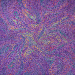 Serie mosaico base violetto - acrilico - cm100 x cm100