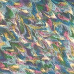 Fremito viola - cera -cm 100 x cm70