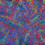 Serie mosaico base blu micaceo - Acrilico - cm 80 x cm 60