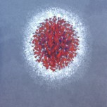Energie primordiali - acrilico e sabbie - cm100 x cm120