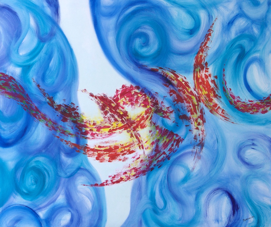 Euforia di una danza - acrilico - cm120 x cm100