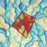 Sospesi - Acquerello e cera cm70 x cm100