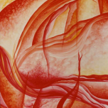 Anima e corpo - acquerello - cm70 x cm 100