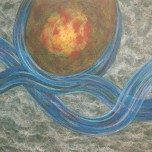 Entita' nascente - cera cm100 x cm70