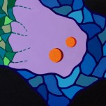 I corpi estranei - Acrilico e sabbie - cm120 x cm80