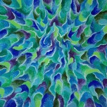 La misteriosa natura vitale di un colore - Acrilico - cm 150 x cm 100