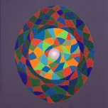 Mosaico - Acrilico e sabbie - cm80 x cm100