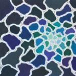 Viaggio tra materia ed astrazione - Acrilico e sabbie - cm120 x cm120