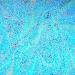 Serie mosaico - Base verde turchese -Acrilico - cm 150 x cm 100